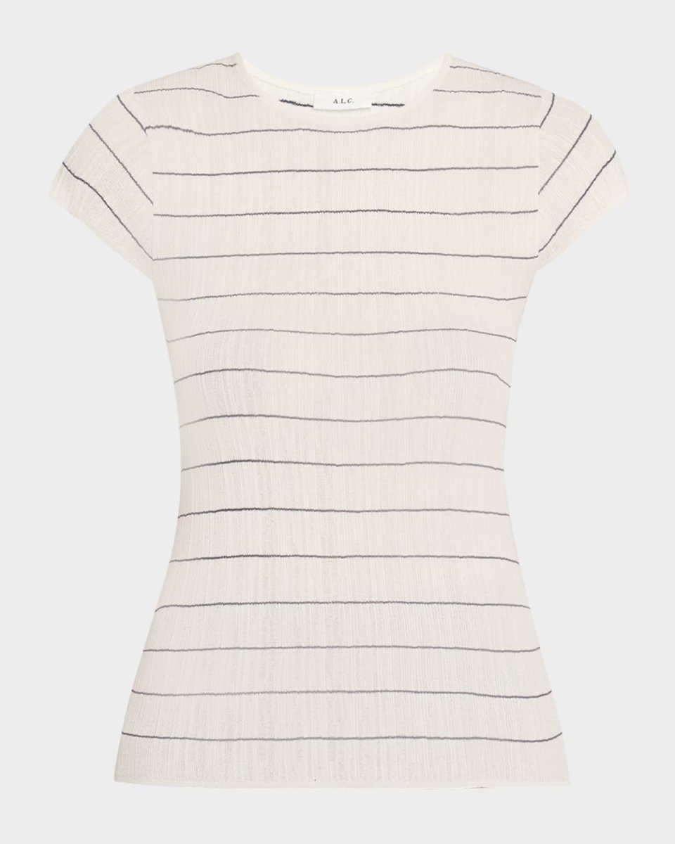 Sam Stripe Crewneck T